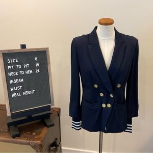 Cabi - vintage ponti navy blazer
